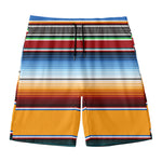 Tribal Serape Blanket Pattern Print Men's Swim Trunks