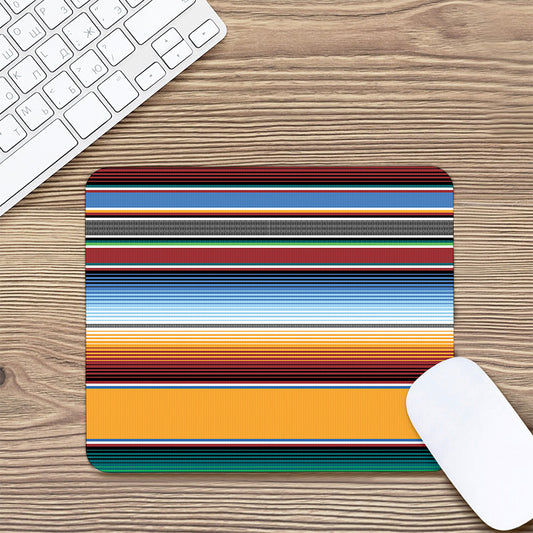 Tribal Serape Blanket Pattern Print Mouse Pad