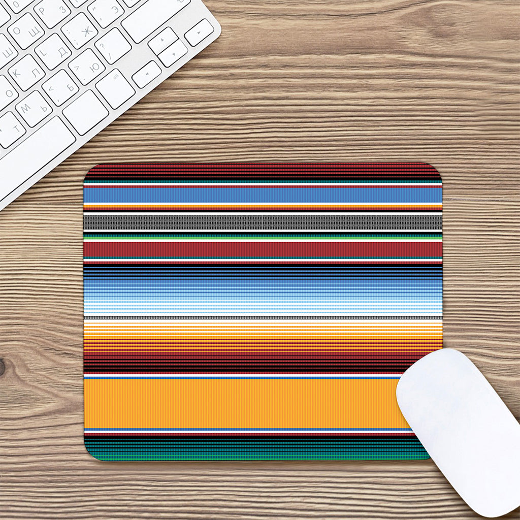 Tribal Serape Blanket Pattern Print Mouse Pad