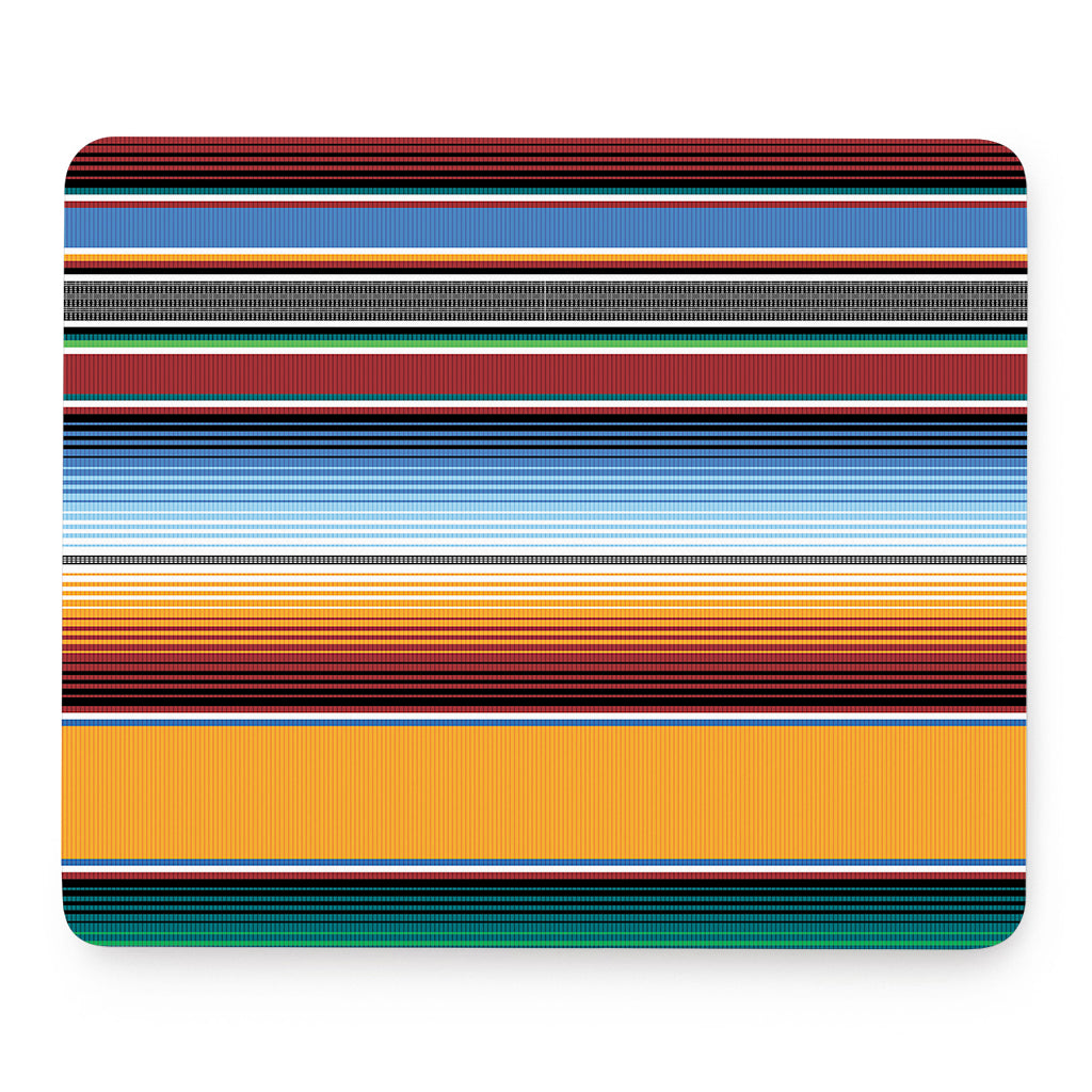 Tribal Serape Blanket Pattern Print Mouse Pad