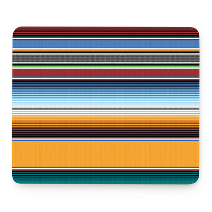 Tribal Serape Blanket Pattern Print Mouse Pad