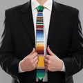 Tribal Serape Blanket Pattern Print Necktie