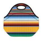 Tribal Serape Blanket Pattern Print Neoprene Lunch Bag