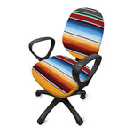 Tribal Serape Blanket Pattern Print Office Chair Cover