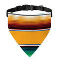 Tribal Serape Blanket Pattern Print Over The Collar Dog Bandana