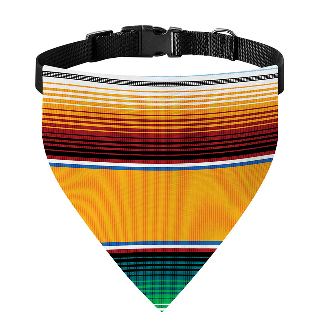 Tribal Serape Blanket Pattern Print Over The Collar Dog Bandana