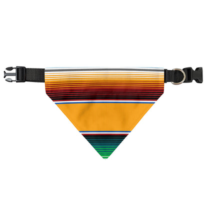 Tribal Serape Blanket Pattern Print Over The Collar Dog Bandana