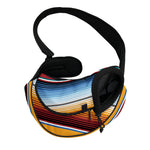 Tribal Serape Blanket Pattern Print Pet Sling Carrier