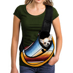 Tribal Serape Blanket Pattern Print Pet Sling Carrier