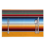 Tribal Serape Blanket Pattern Print Placemat