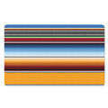Tribal Serape Blanket Pattern Print Polyester Doormat