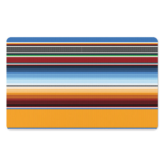 Tribal Serape Blanket Pattern Print Polyester Doormat