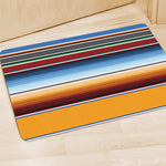 Tribal Serape Blanket Pattern Print Polyester Doormat