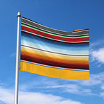 Tribal Serape Blanket Pattern Print Polyester Flag