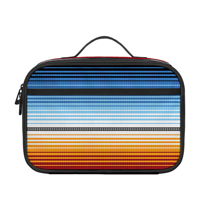 Tribal Serape Blanket Pattern Print Portable Lunch Bag