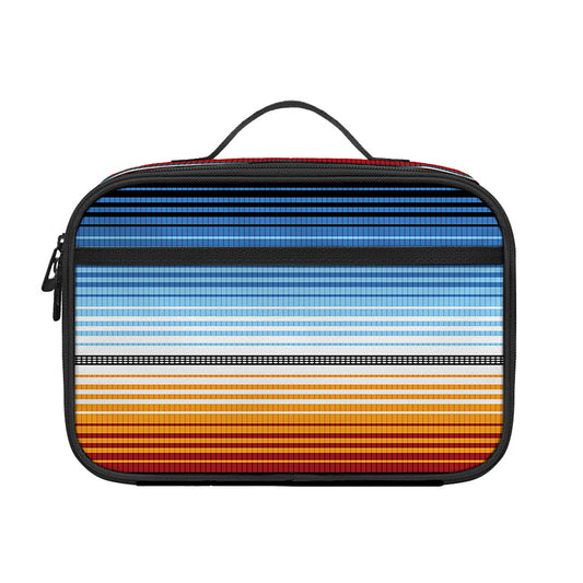 Tribal Serape Blanket Pattern Print Portable Lunch Bag