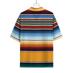 Tribal Serape Blanket Pattern Print Rayon Hawaiian Shirt