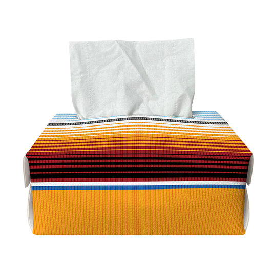 Tribal Serape Blanket Pattern Print Rectangle Tissue Box Cover