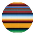 Tribal Serape Blanket Pattern Print Round Blanket