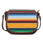 Tribal Serape Blanket Pattern Print Saddle Bag