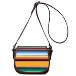 Tribal Serape Blanket Pattern Print Saddle Bag