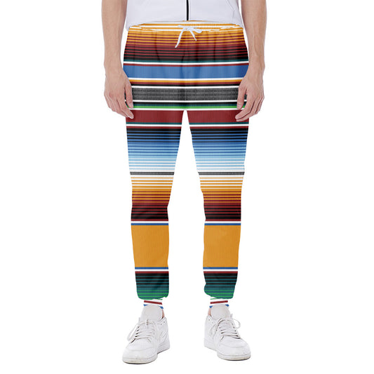 Tribal Serape Blanket Pattern Print Scuba Joggers