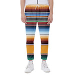 Tribal Serape Blanket Pattern Print Scuba Joggers