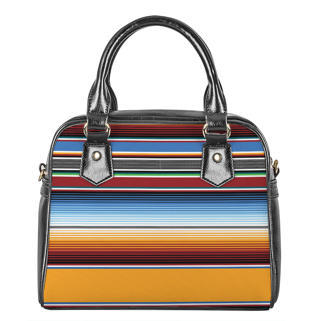 Tribal Serape Blanket Pattern Print Shoulder Handbag