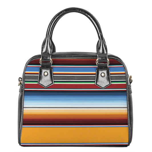 Tribal Serape Blanket Pattern Print Shoulder Handbag