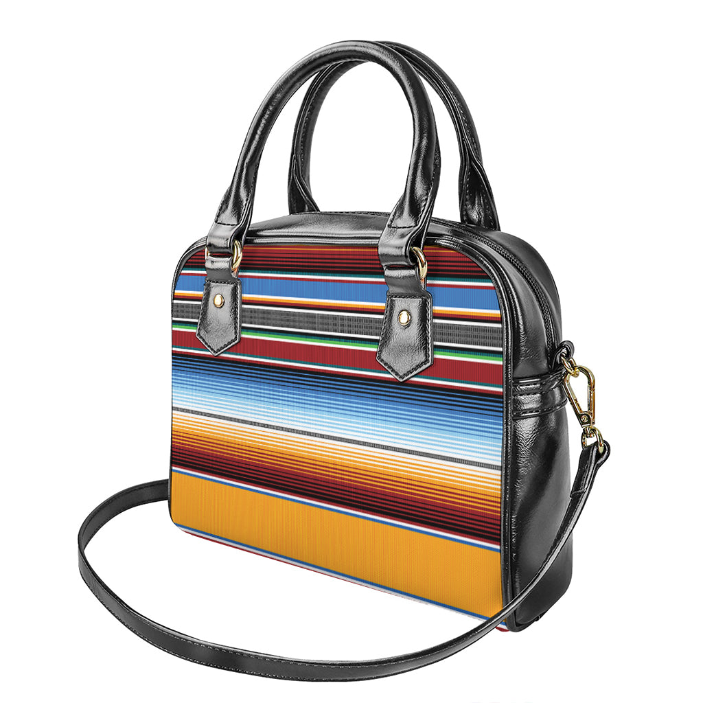 Tribal Serape Blanket Pattern Print Shoulder Handbag