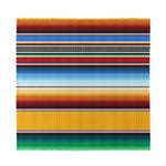 Tribal Serape Blanket Pattern Print Silk Bandana