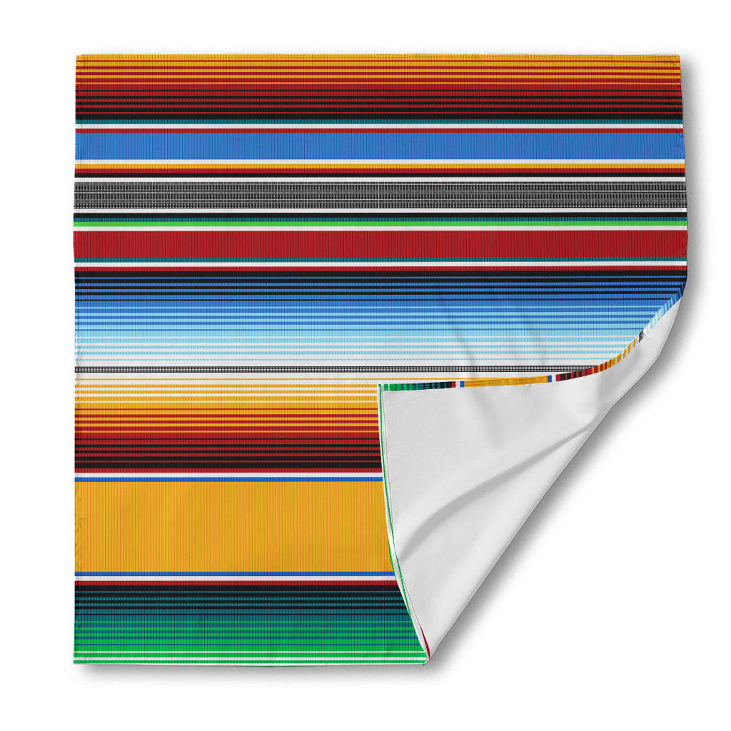 Tribal Serape Blanket Pattern Print Silk Bandana