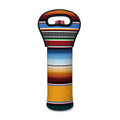 Tribal Serape Blanket Pattern Print Single Neoprene Wine Tote