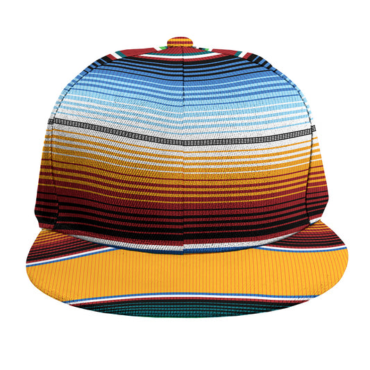 Tribal Serape Blanket Pattern Print Snapback Cap