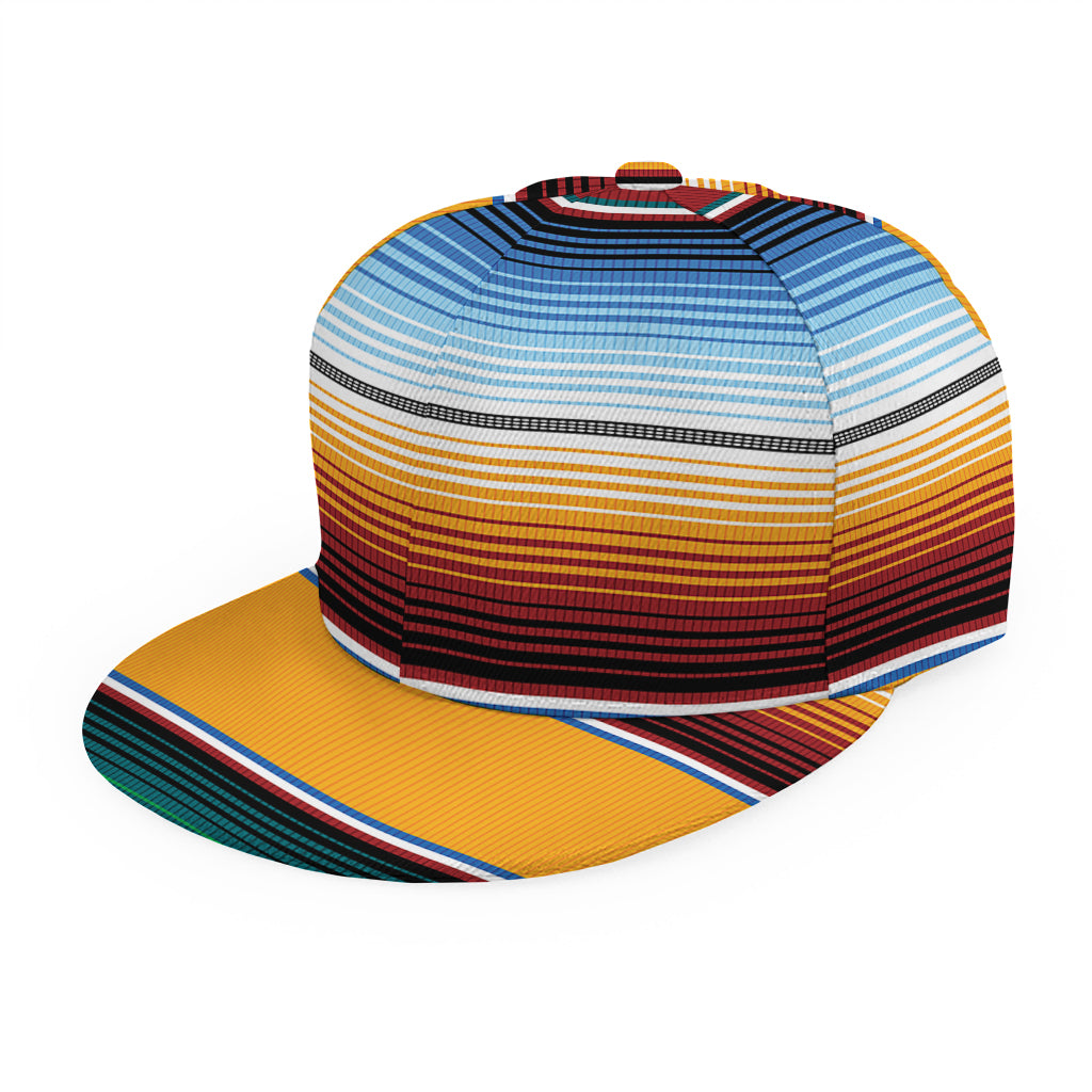 Tribal Serape Blanket Pattern Print Snapback Cap