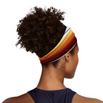 Tribal Serape Blanket Pattern Print Sports Headband