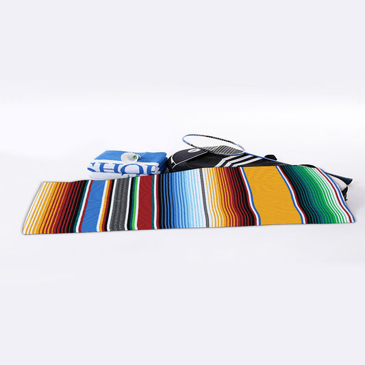 Tribal Serape Blanket Pattern Print Sports Towel