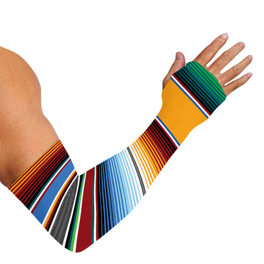 Tribal Serape Blanket Pattern Print Sun Protection Arm Sleeves