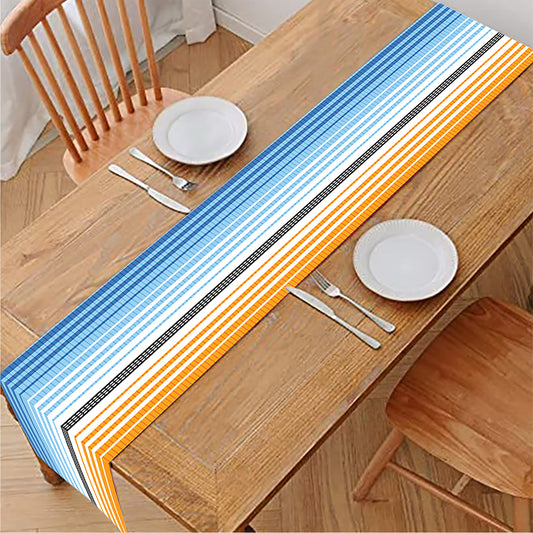 Tribal Serape Blanket Pattern Print Table Runner