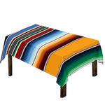 Tribal Serape Blanket Pattern Print Tablecloth
