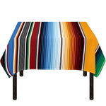 Tribal Serape Blanket Pattern Print Tablecloth