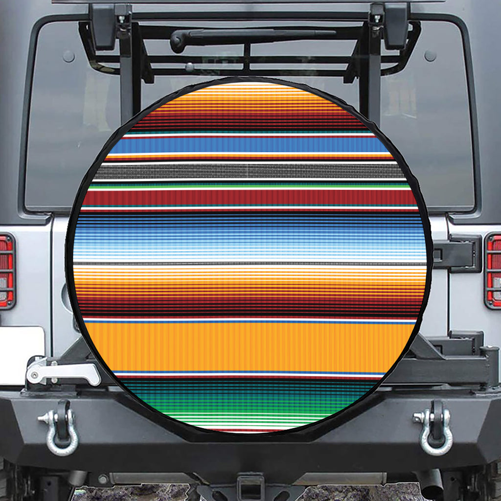 Tribal Serape Blanket Pattern Print Tire Cover