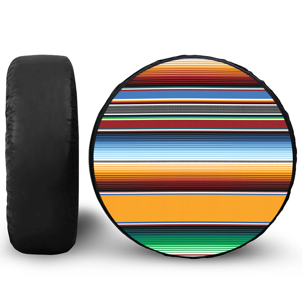 Tribal Serape Blanket Pattern Print Tire Cover