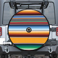 Tribal Serape Blanket Pattern Print Tire Cover With Camera Hole
