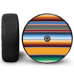 Tribal Serape Blanket Pattern Print Tire Cover With Camera Hole