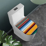 Tribal Serape Blanket Pattern Print Toilet Lid Cover