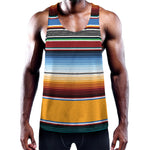 Tribal Serape Blanket Pattern Print Training Tank Top