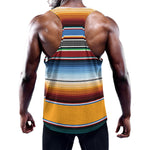 Tribal Serape Blanket Pattern Print Training Tank Top