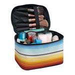 Tribal Serape Blanket Pattern Print Travel Makeup Bag