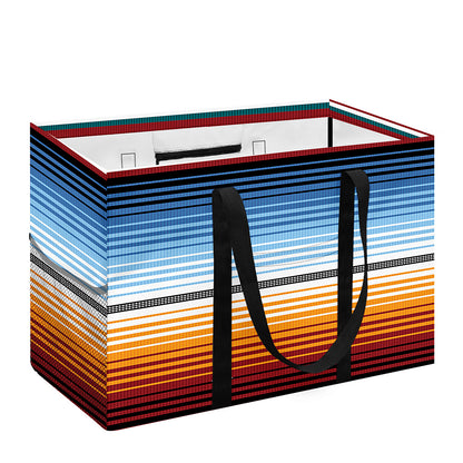 Tribal Serape Blanket Pattern Print Utility Tote Bag